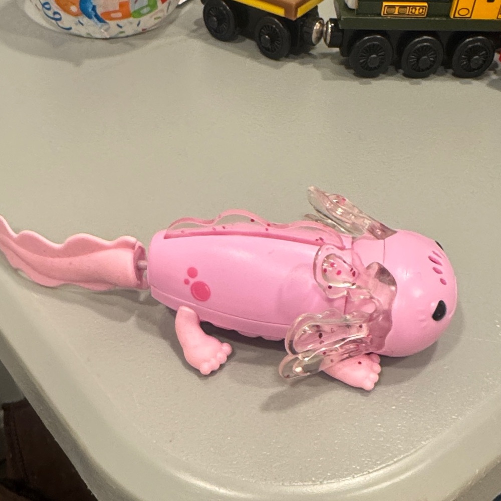 Pink Robotic Fish Toy